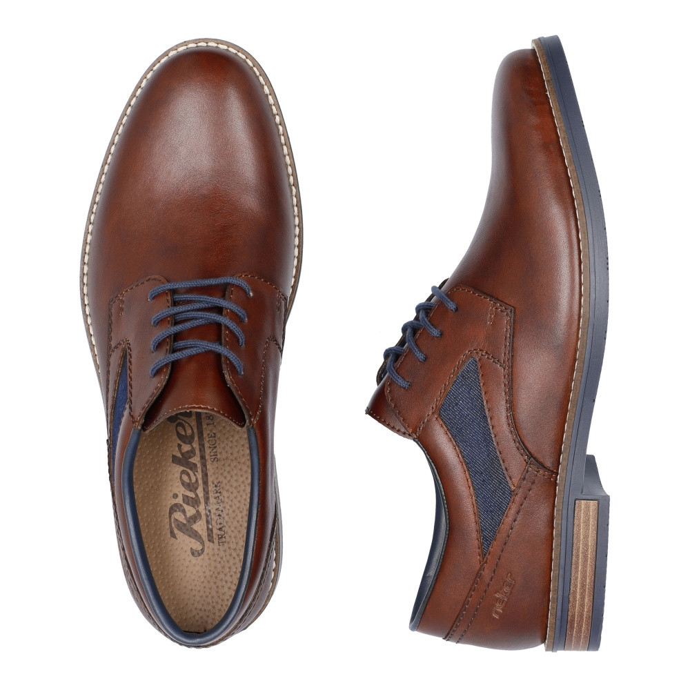 detail Pánské polobotky RIEKER 13522-24 hnědá S5