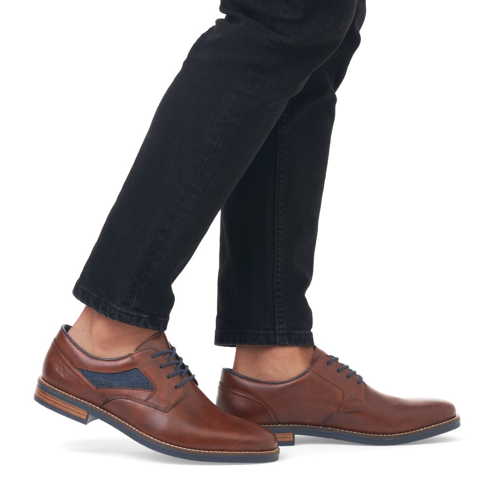 detail Pánské polobotky RIEKER 13522-24 hnědá S5