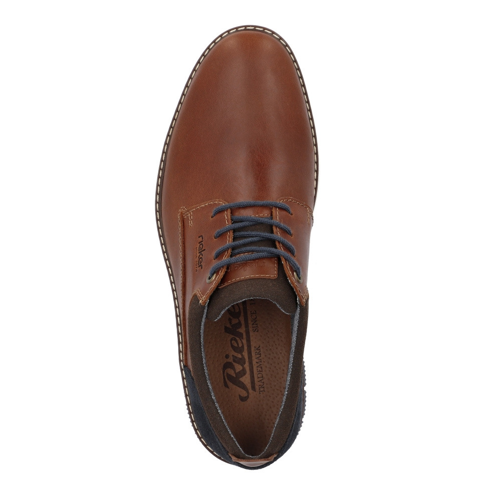 detail Pánské polobotky RIEKER 14405-24 hnědá S5