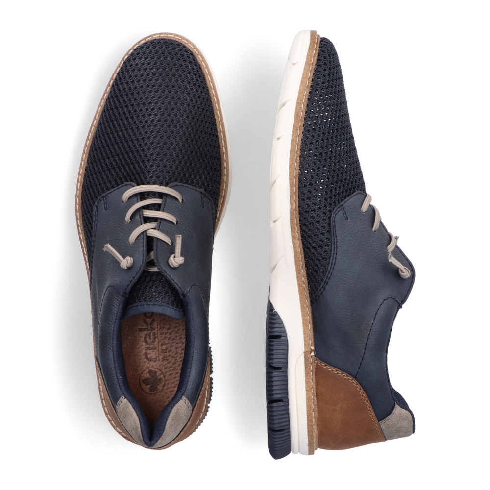 detail Pánské polobotky RIEKER 14442-14 modrá S4