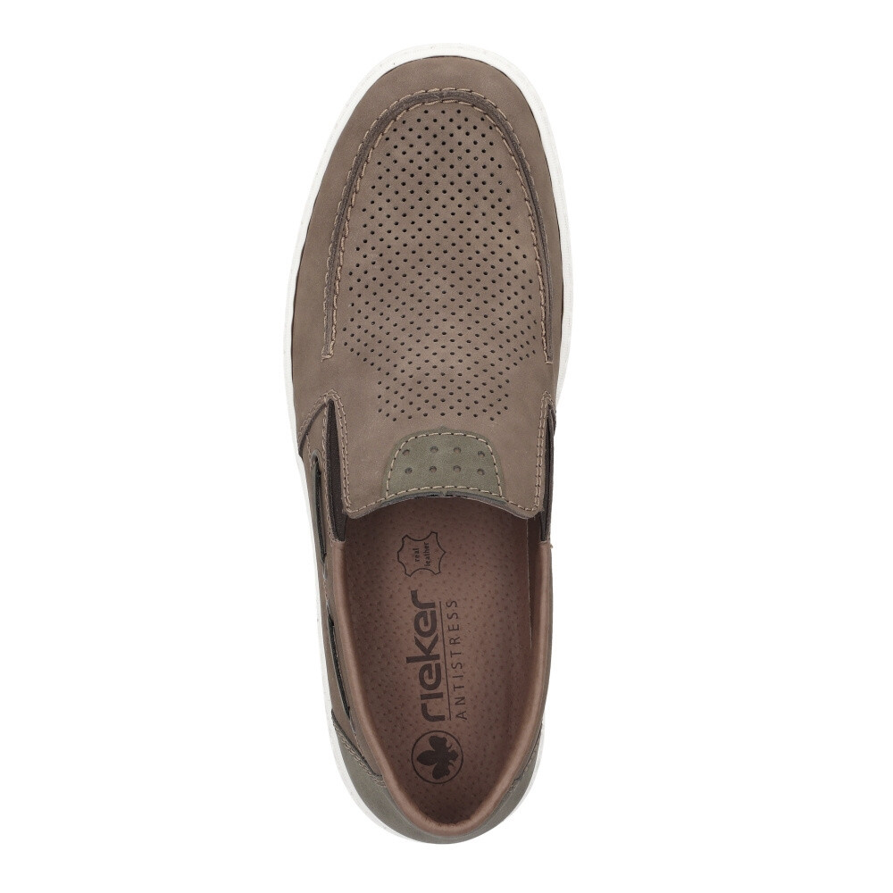 detail Pánské mokasíny RIEKER 18266-26 hnědá S4