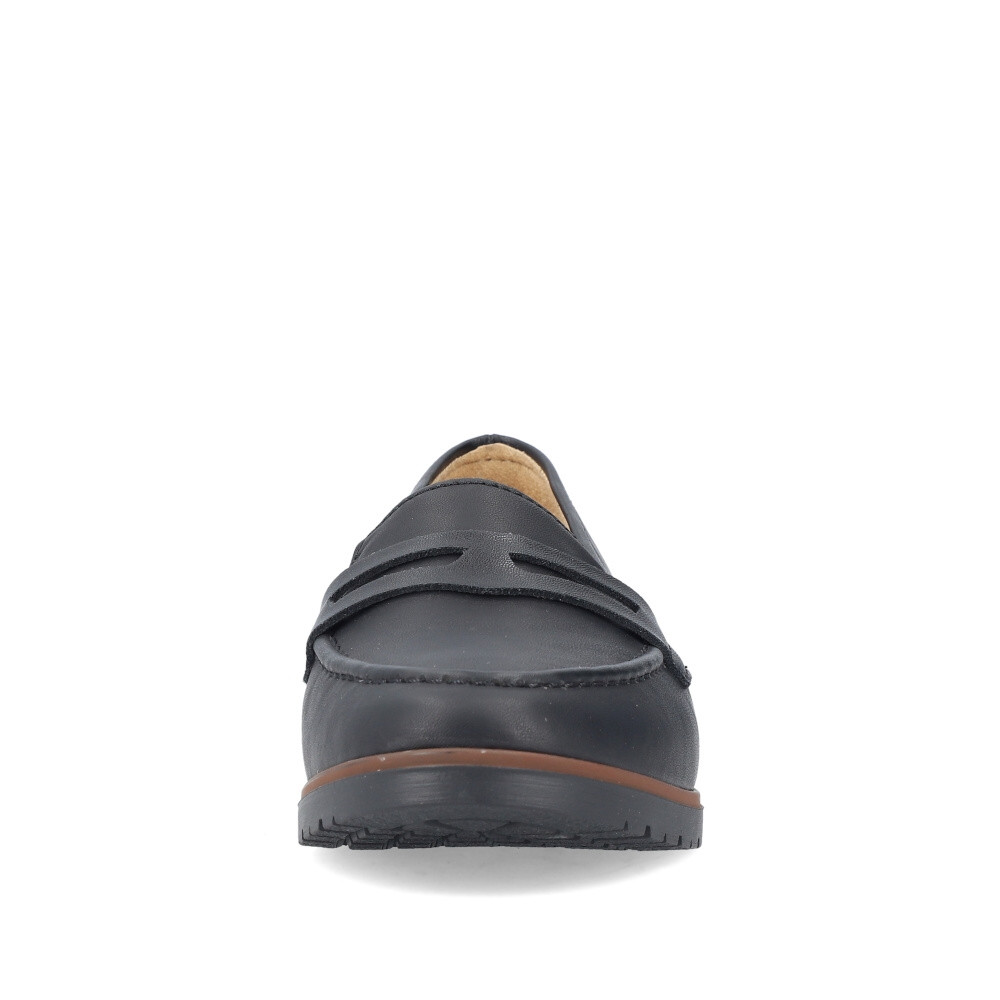 detail Dámské mokasíny RIEKER 45300-00 černá S5