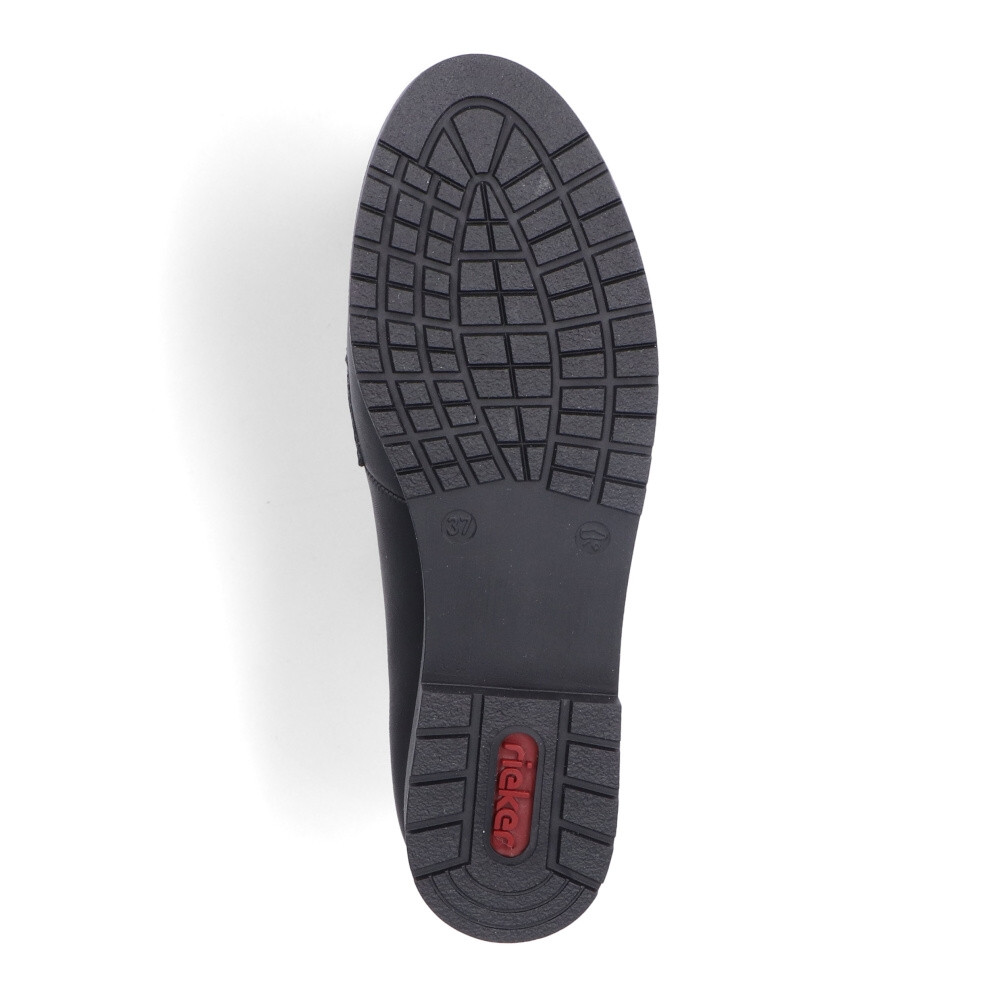 detail Dámské mokasíny RIEKER 45300-00 černá S5