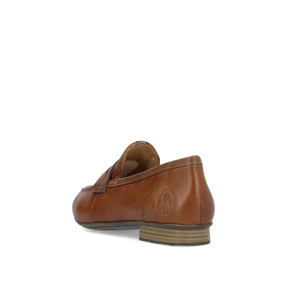 detail Dámské mokasíny RIEKER 51954-25 hnědá S4