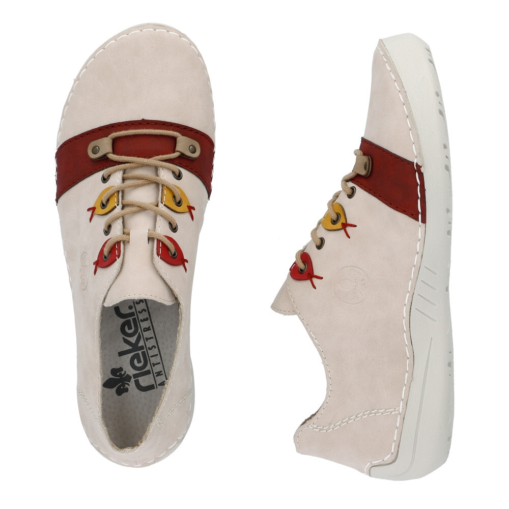 detail Dámské polobotky RIEKER 52510-31 růžová S4