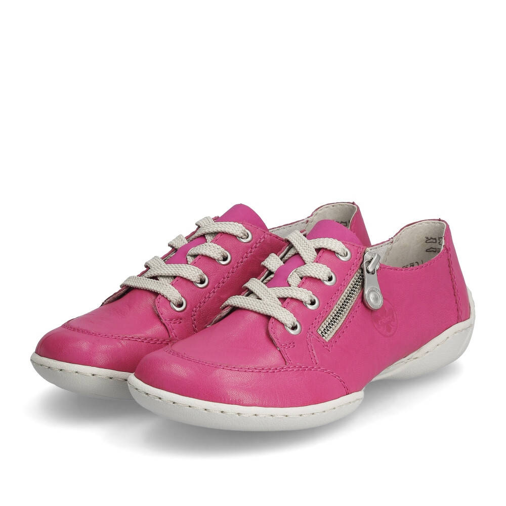 detail Dámské polobotky RIEKER 58822-31 růžová S4