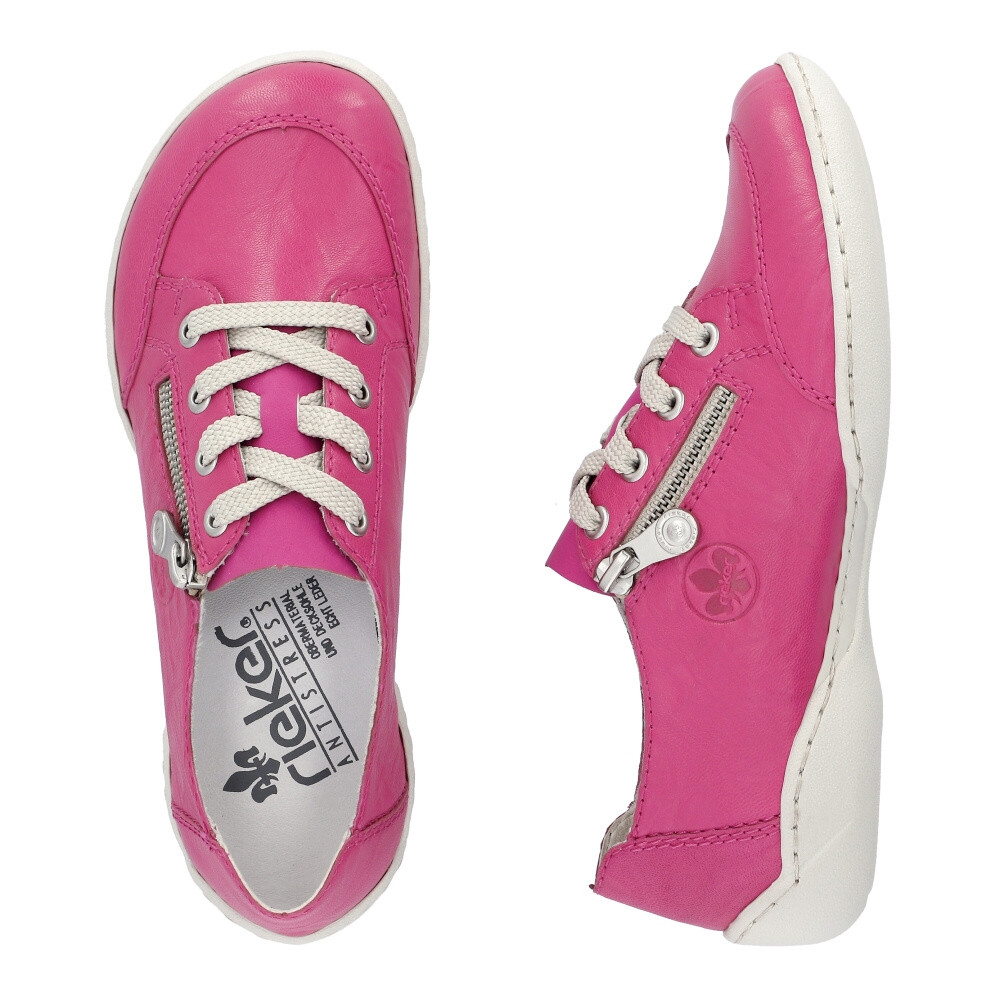 detail Dámské polobotky RIEKER 58822-31 růžová S4