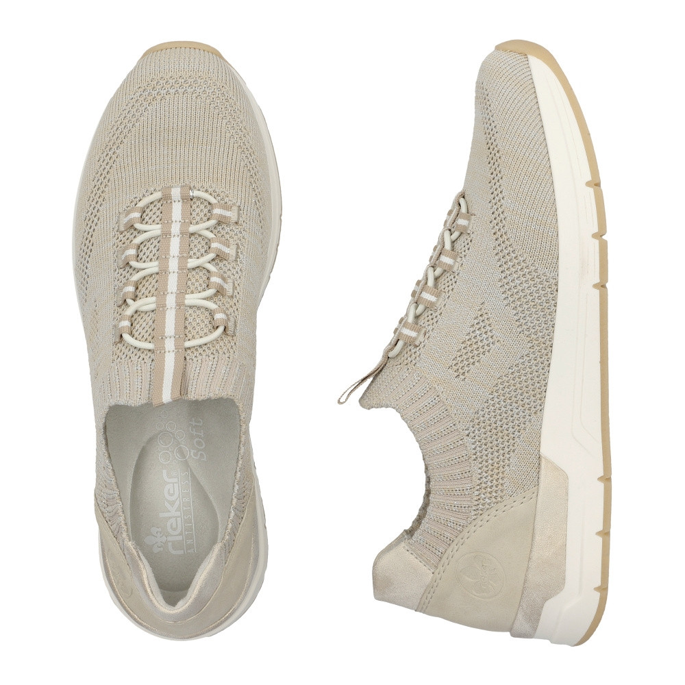 detail Dámské tenisky RIEKER 58953-64 béžová S5