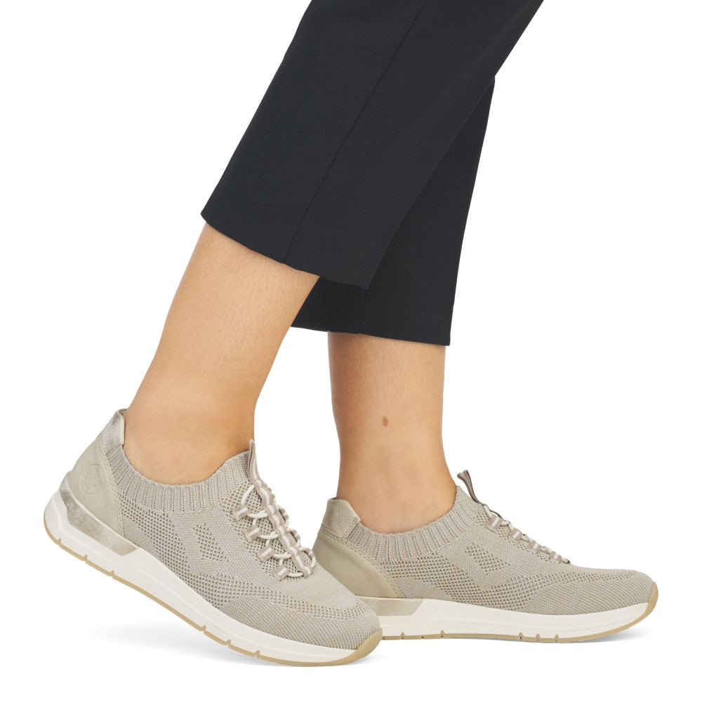 detail Dámské tenisky RIEKER 58953-64 béžová S5