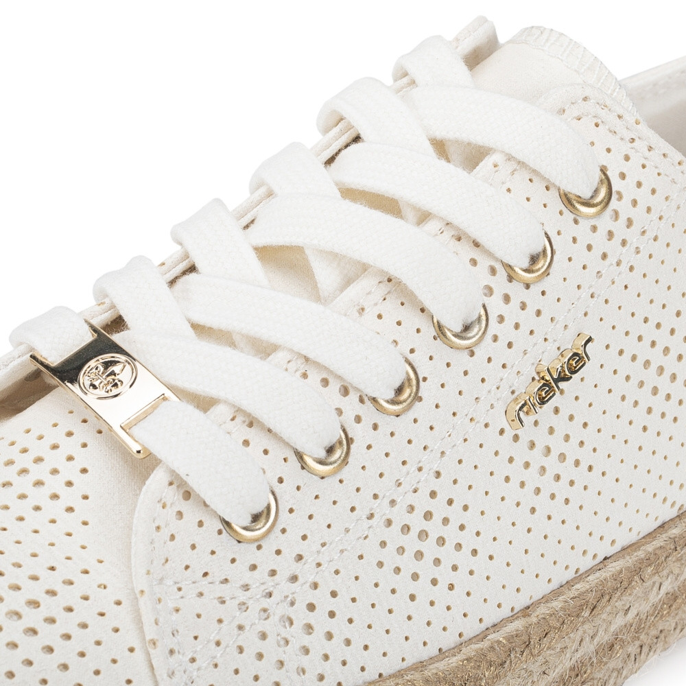 detail Dámské tenisky RIEKER 94005-80 bílá S4