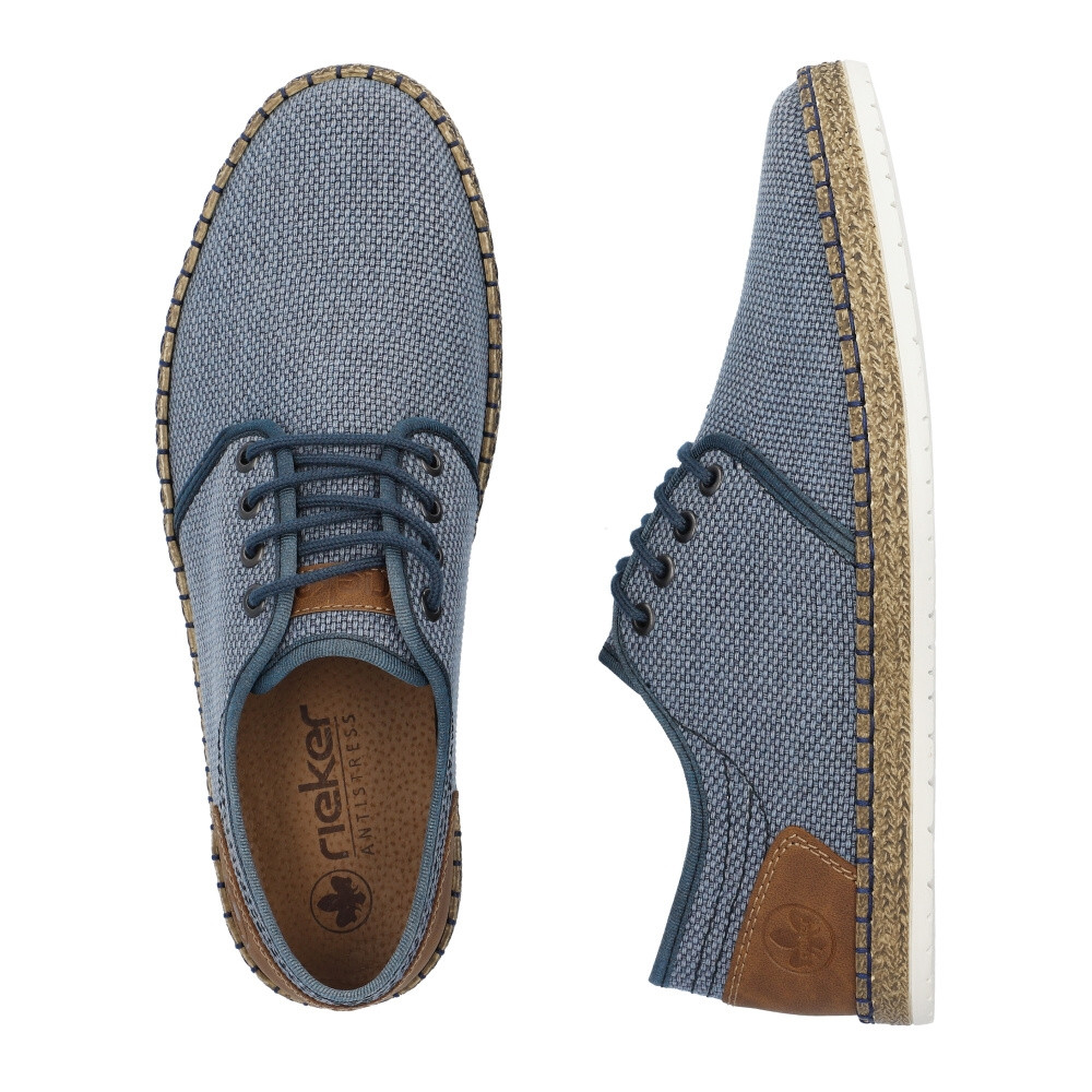 detail Pánské polobotky RIEKER B5249-12 modrá S4