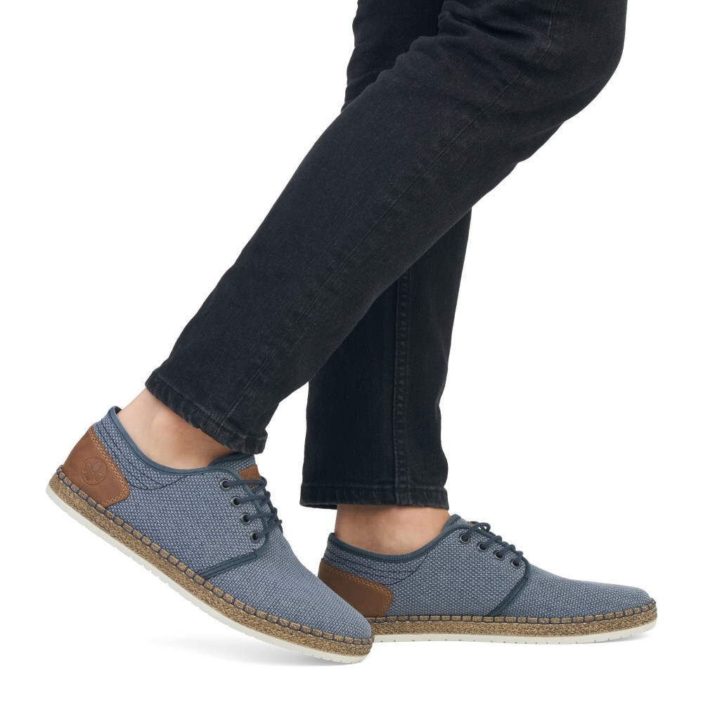 detail Pánské polobotky RIEKER B5249-12 modrá S4