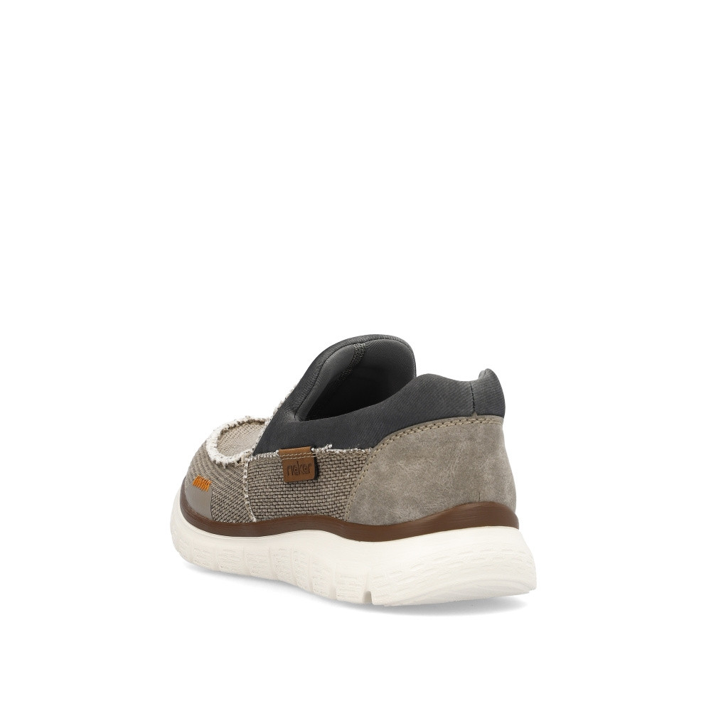 detail Pánské mokasíny RIEKER B6651-64 béžová S4