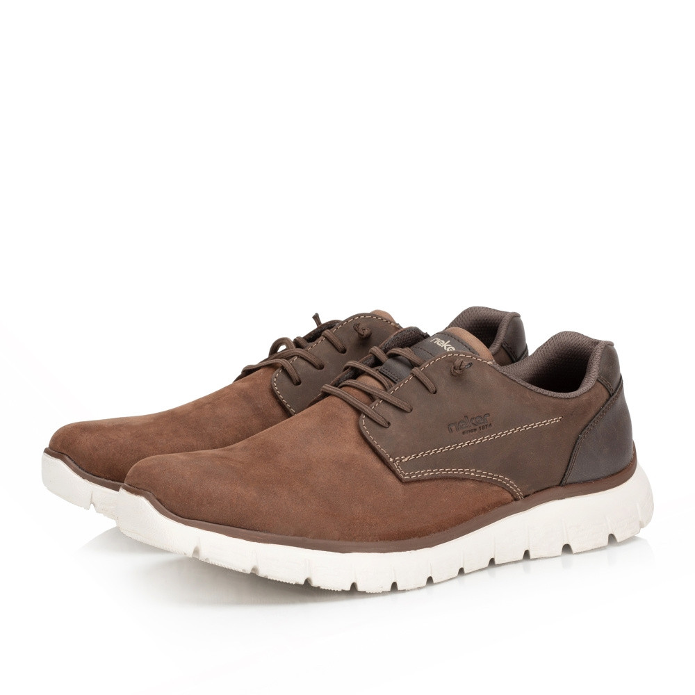 detail Pánské polobotky RIEKER B6653-22 hnědá S4