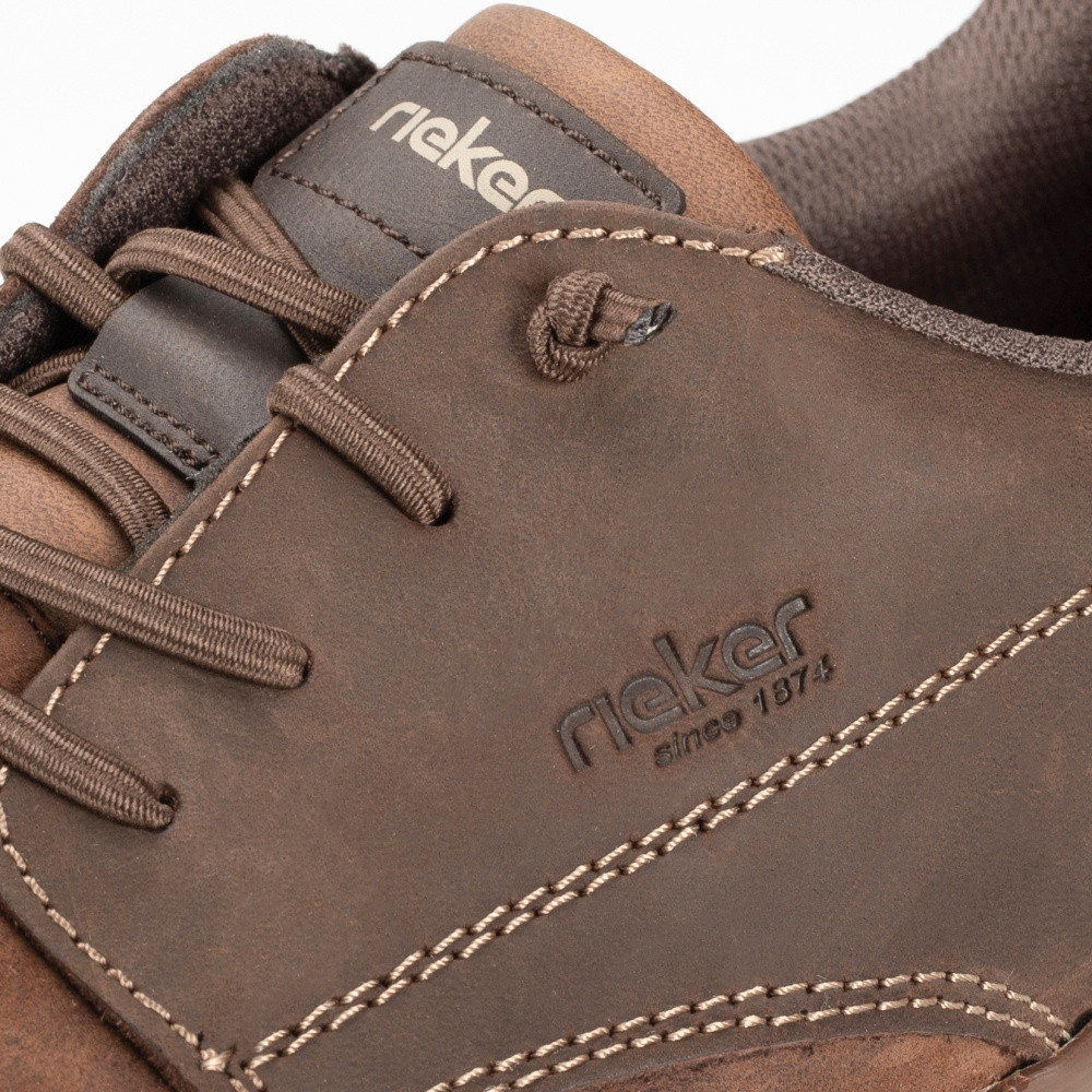 detail Pánské polobotky RIEKER B6653-22 hnědá S4