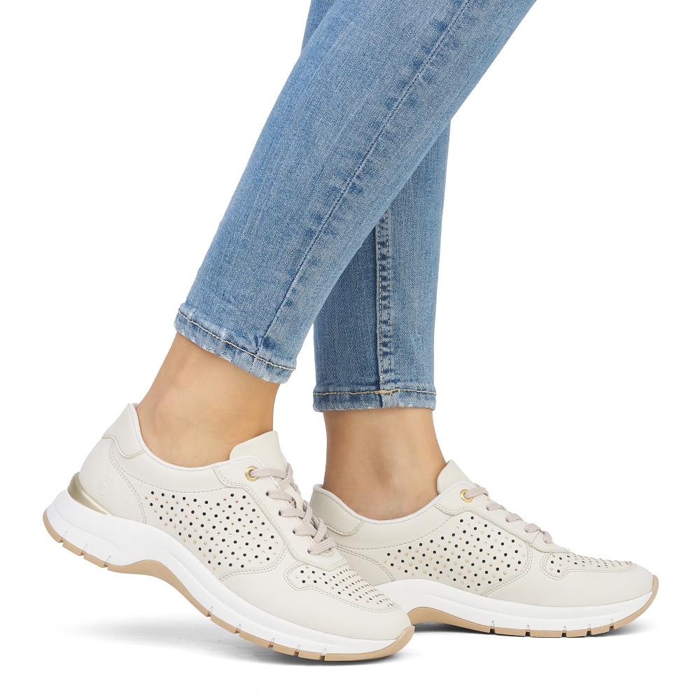 detail Dámské tenisky REMONTE D0G11-80 béžová S4