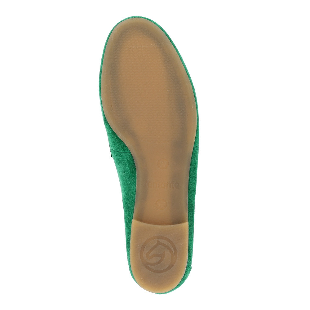 detail Dámské mokasíny REMONTE D0K02-52 zelená S4