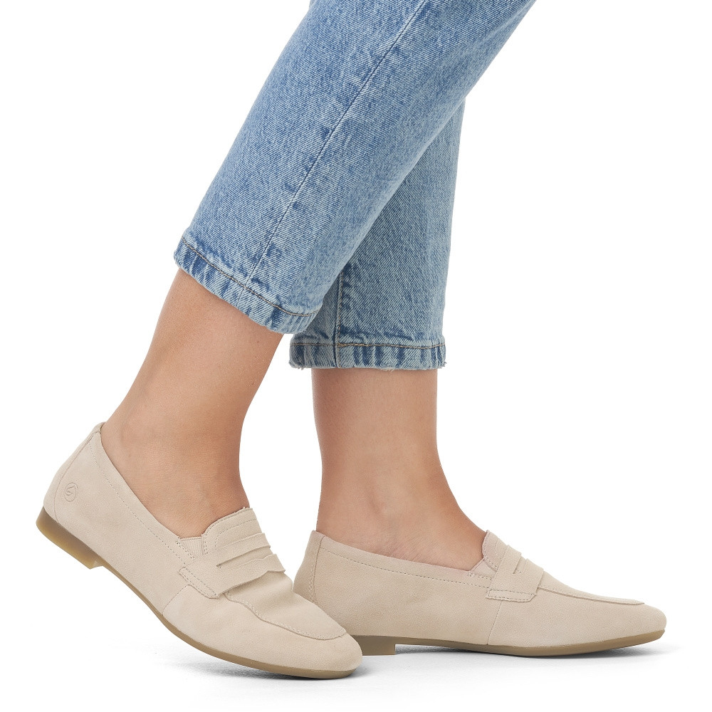 detail Dámske mokasíny REMONTE D0K02-61 béžová S4