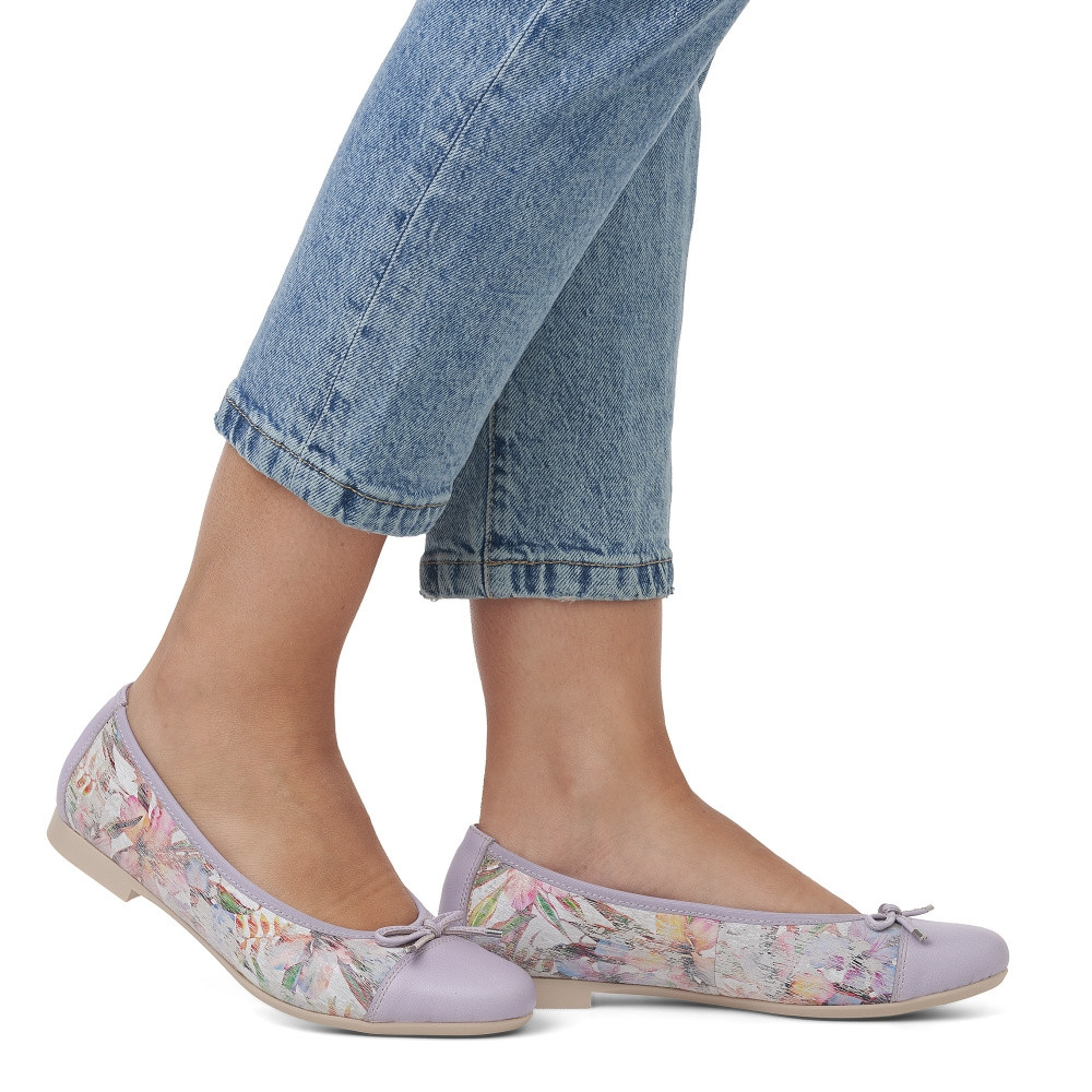 detail Dámské baleríny REMONTE D0K04-30 fialová S4