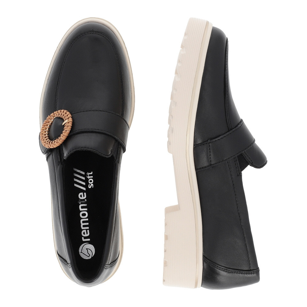 detail Dámské mokasíny REMONTE D1H00-00 černá S4