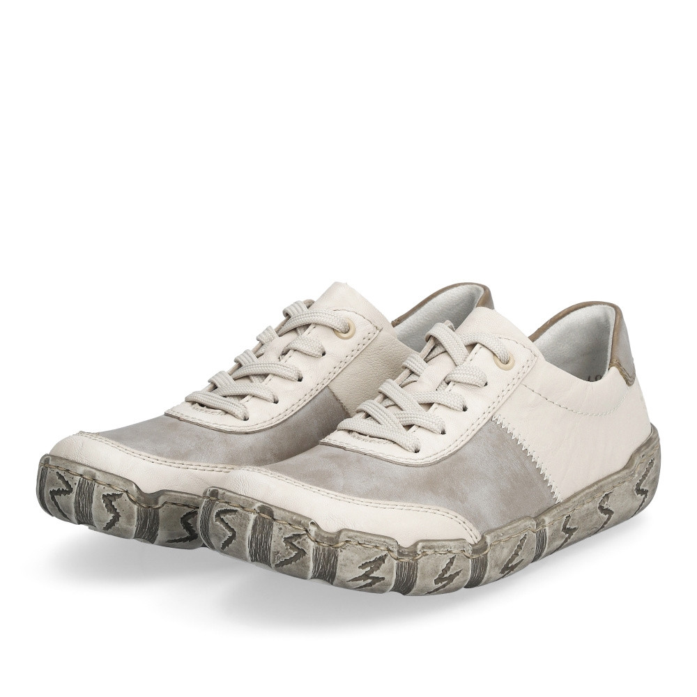 detail Dámské polobotky RIEKER L0303-60   BEIGE COMBINATION   F/S4