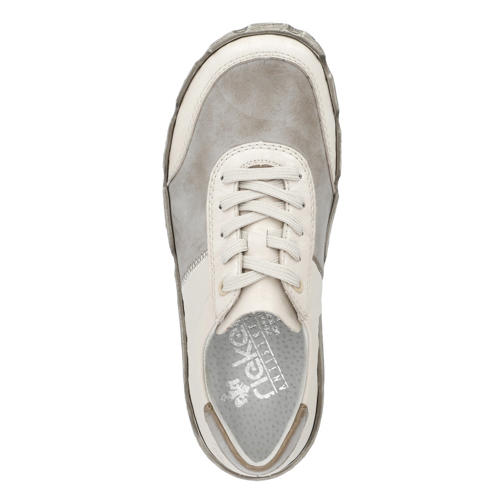 detail Dámské polobotky RIEKER L0303-60   BEIGE COMBINATION   F/S4