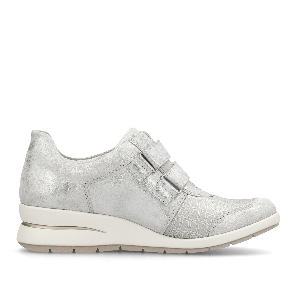 detail Dámské tenisky RIEKER L4868-90 stříbrná S4