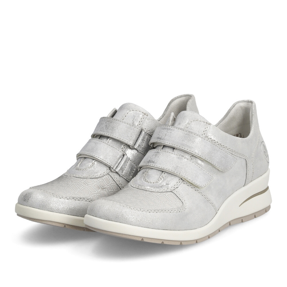 detail Dámské tenisky RIEKER L4868-90 stříbrná S4