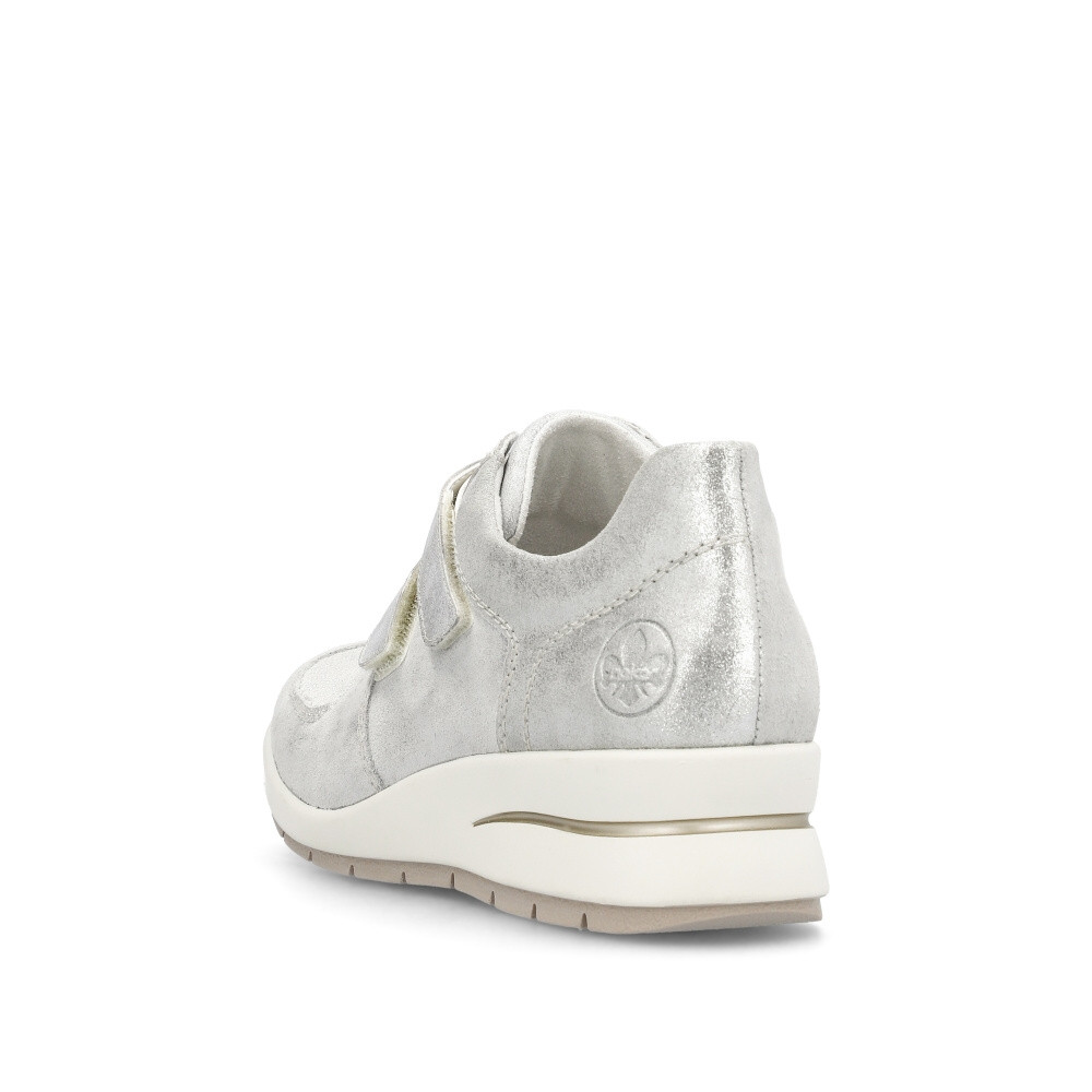 detail Dámské tenisky RIEKER L4868-90 stříbrná S4