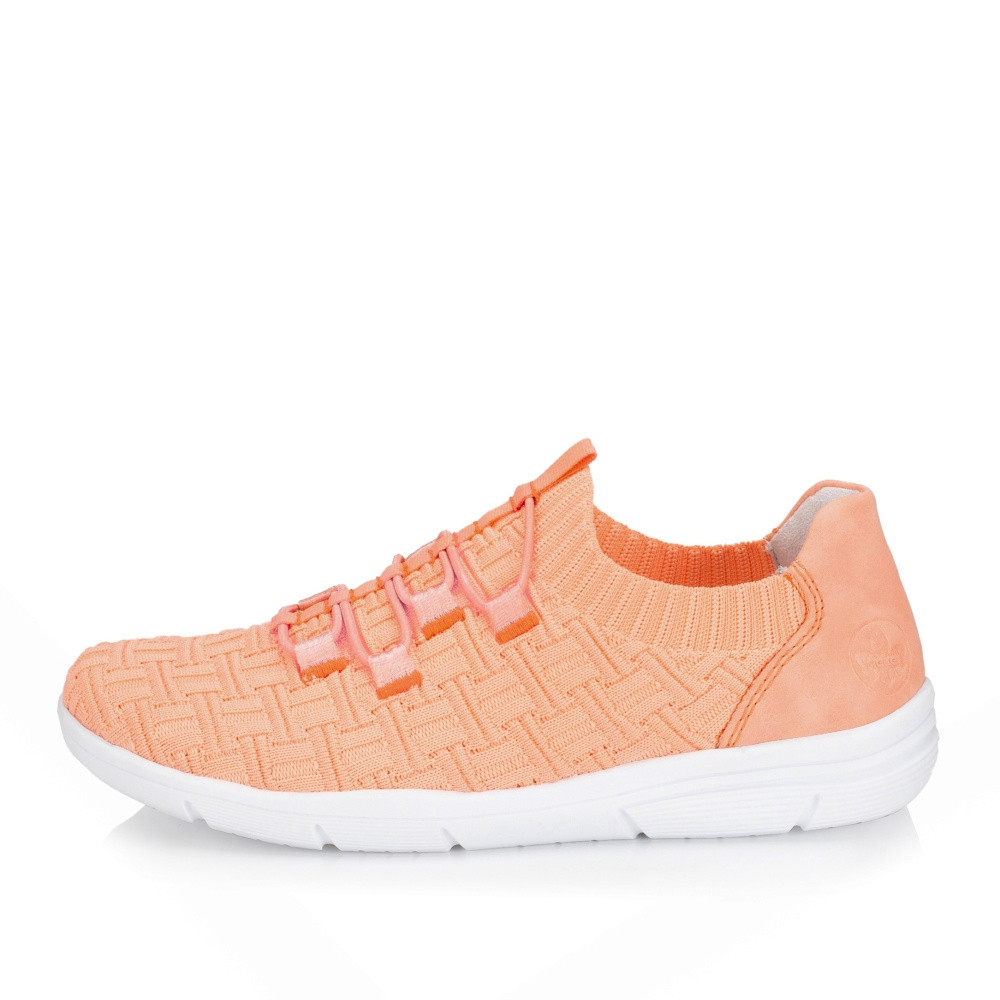 detail Dámské tenisky RIEKER L7463-38 oranžová S4