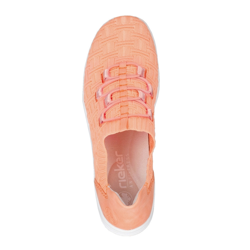 detail Dámské tenisky RIEKER L7463-38 oranžová S4