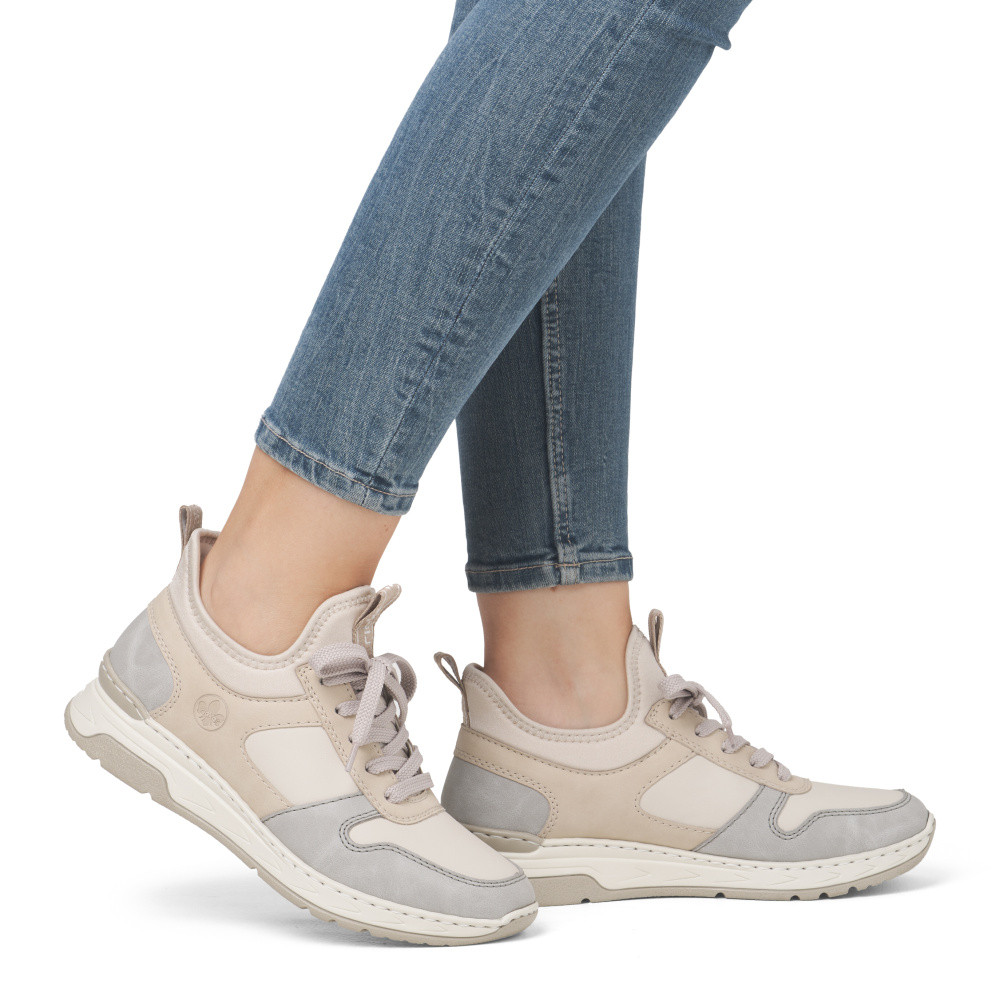 detail Dámske tenisky RIEKER M0058-60 béžová S5