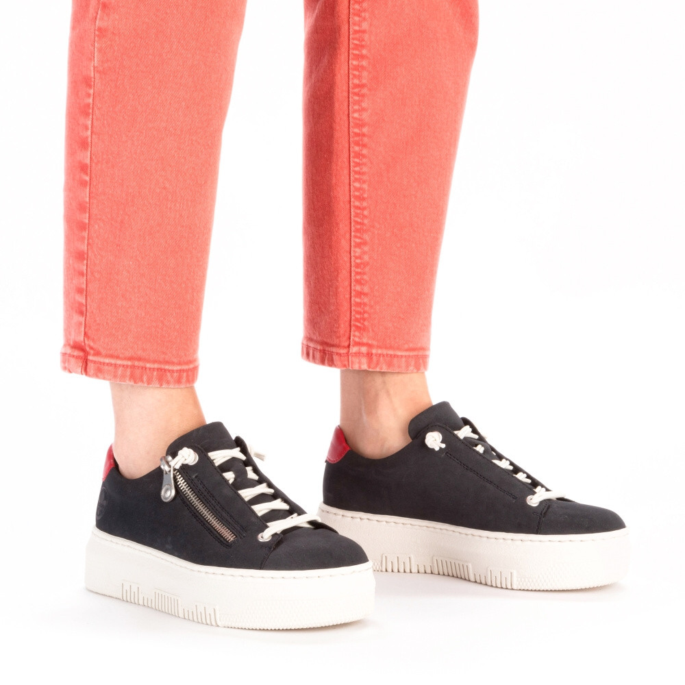 detail Dámské tenisky RIEKER M1911-14 modrá S5