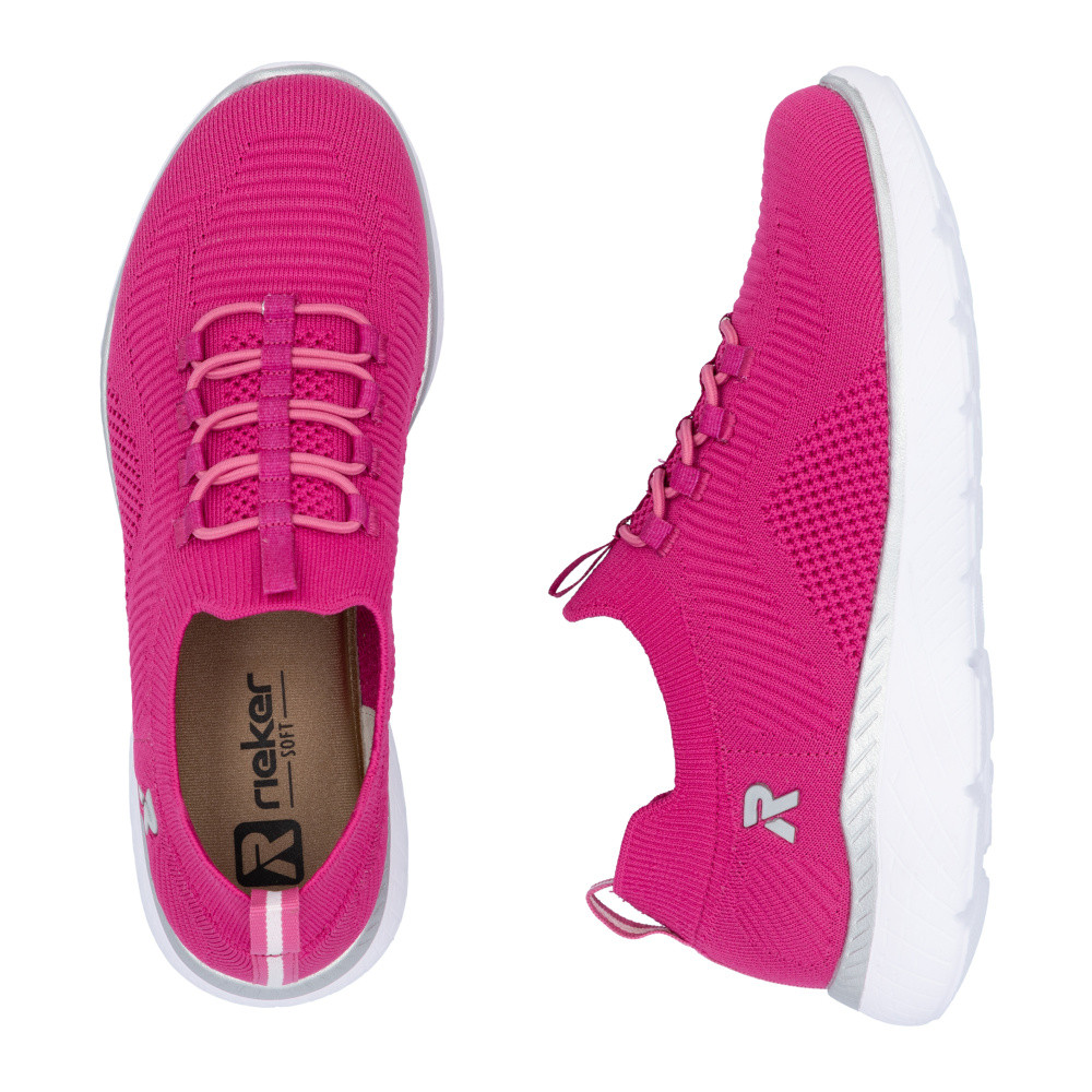 detail Dámské tenisky RIEKER M5074-31 růžová S5