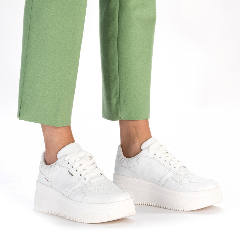 detail Dámské tenisky RIEKER M7811-80 bílá S6