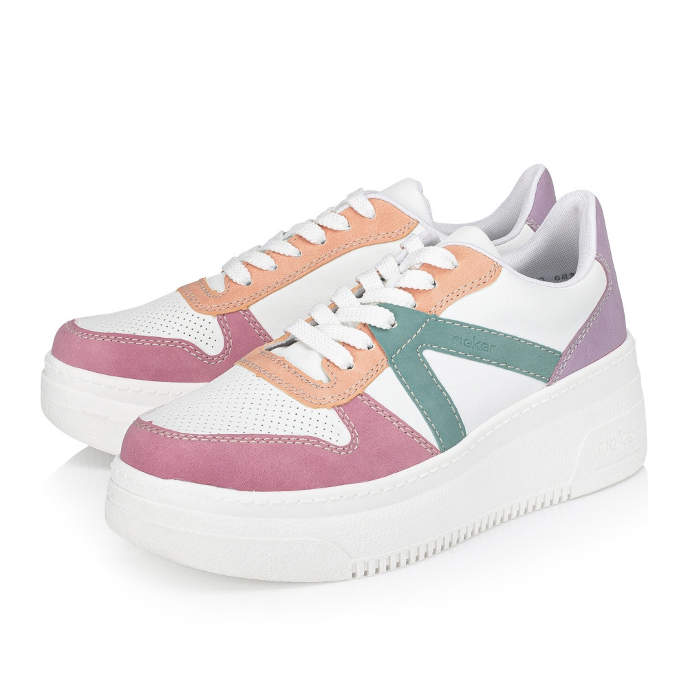 detail Dámské tenisky RIEKER M7814-90 bílá S4