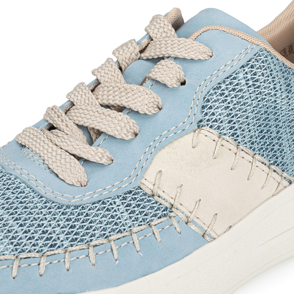 detail Dámské tenisky RIEKER M8414-10 modrá S4