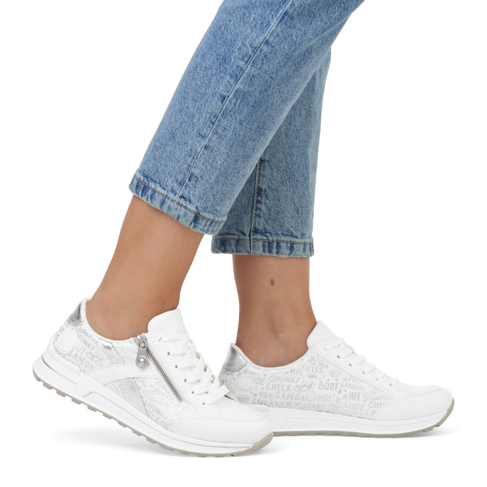 detail Dámske tenisky RIEKER N1403-80 biela S5