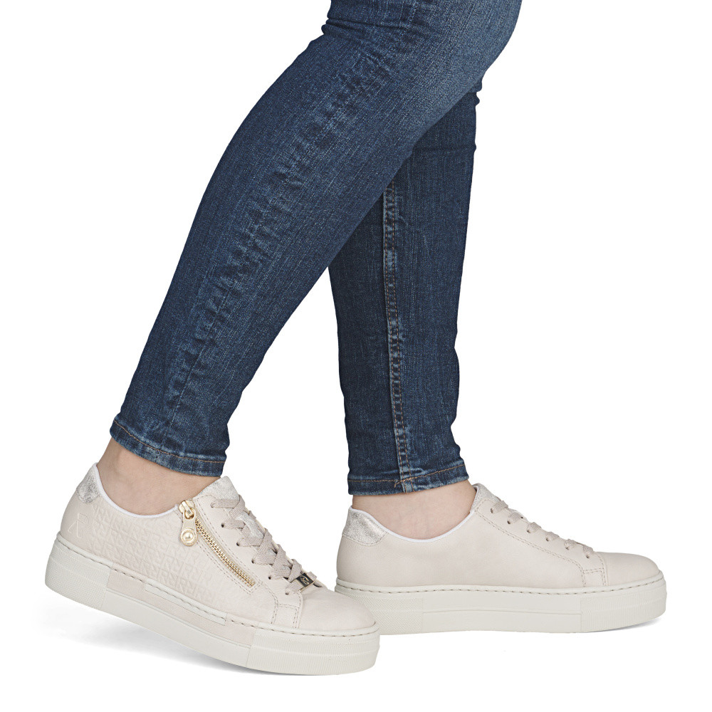 detail Dámské tenisky RIEKER N4914-80 béžová S6