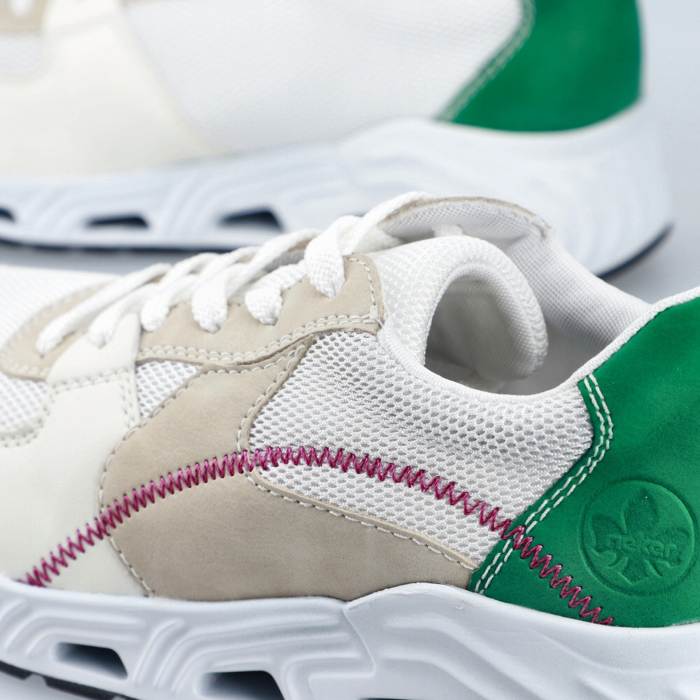 detail Dámské tenisky RIEKER N5240-80 bílá S4