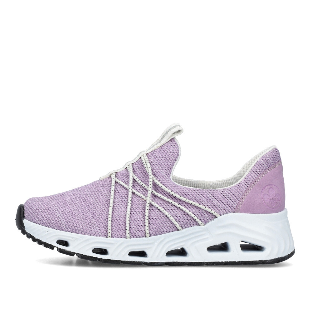 detail Dámské mokasíny RIEKER N5253-30 fialová S4