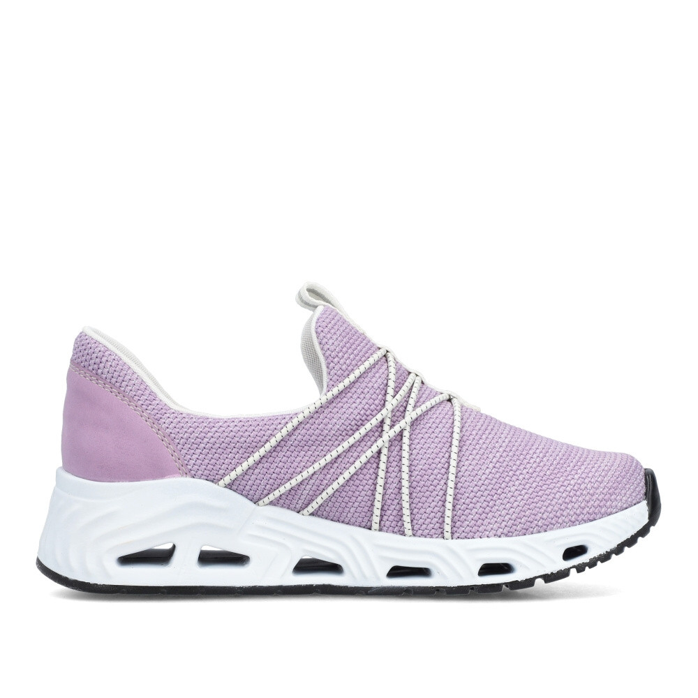 detail Dámské mokasíny RIEKER N5253-30 fialová S4