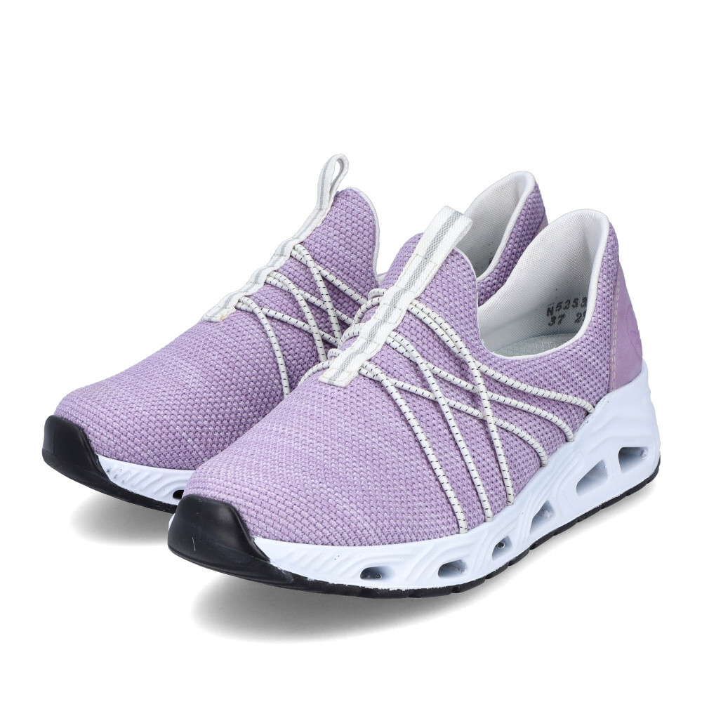 detail Dámské mokasíny RIEKER N5253-30 fialová S4