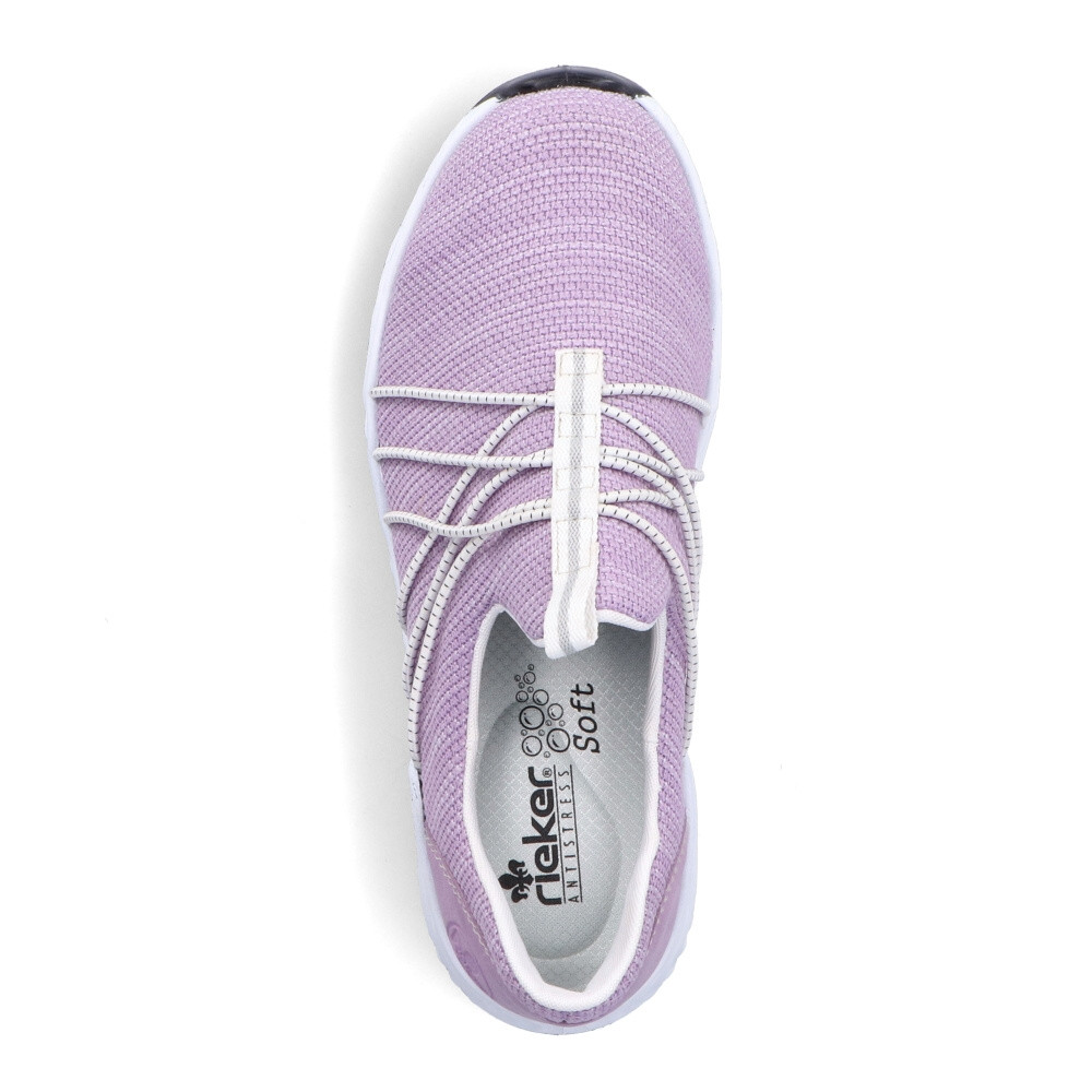 detail Dámské mokasíny RIEKER N5253-30 fialová S4