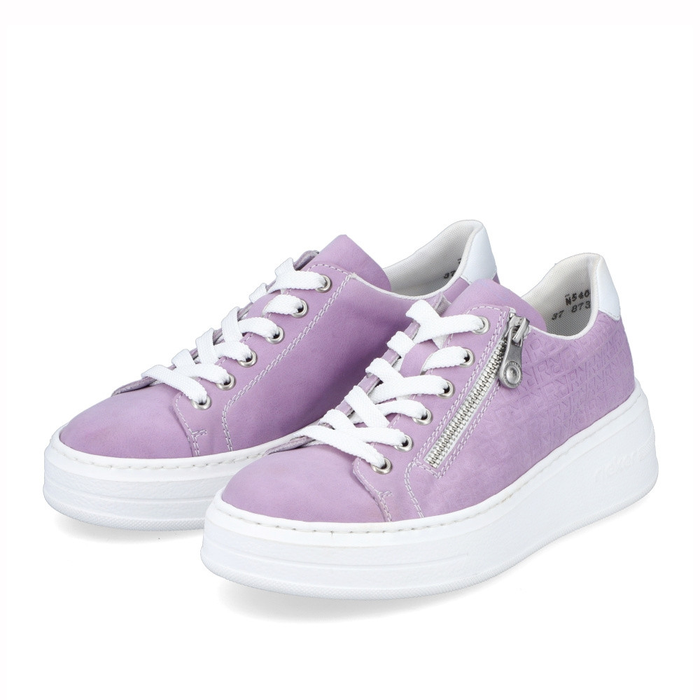 detail Dámské tenisky RIEKER N5400-30 fialová S4