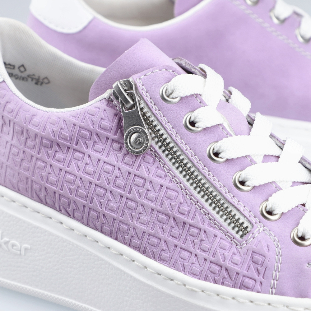 detail Dámské tenisky RIEKER N5400-30 fialová S4