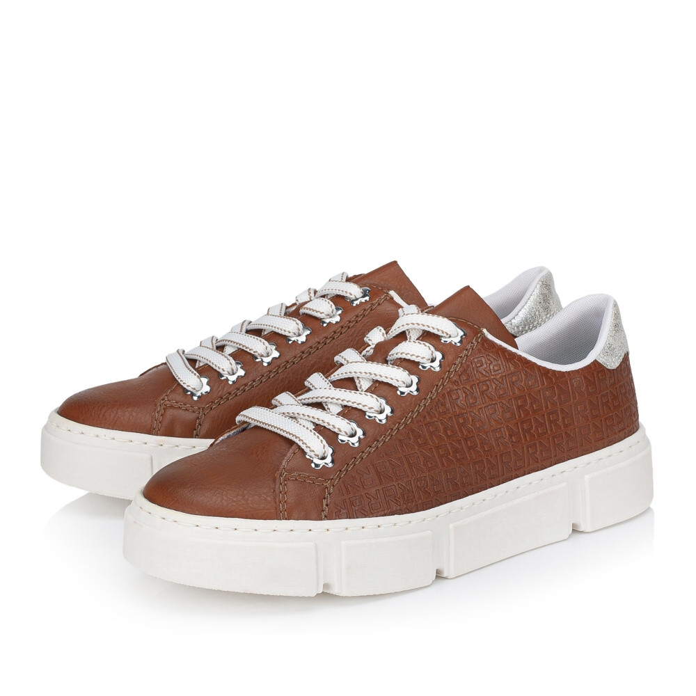 detail Dámské tenisky RIEKER N5906-24 hnědá S4