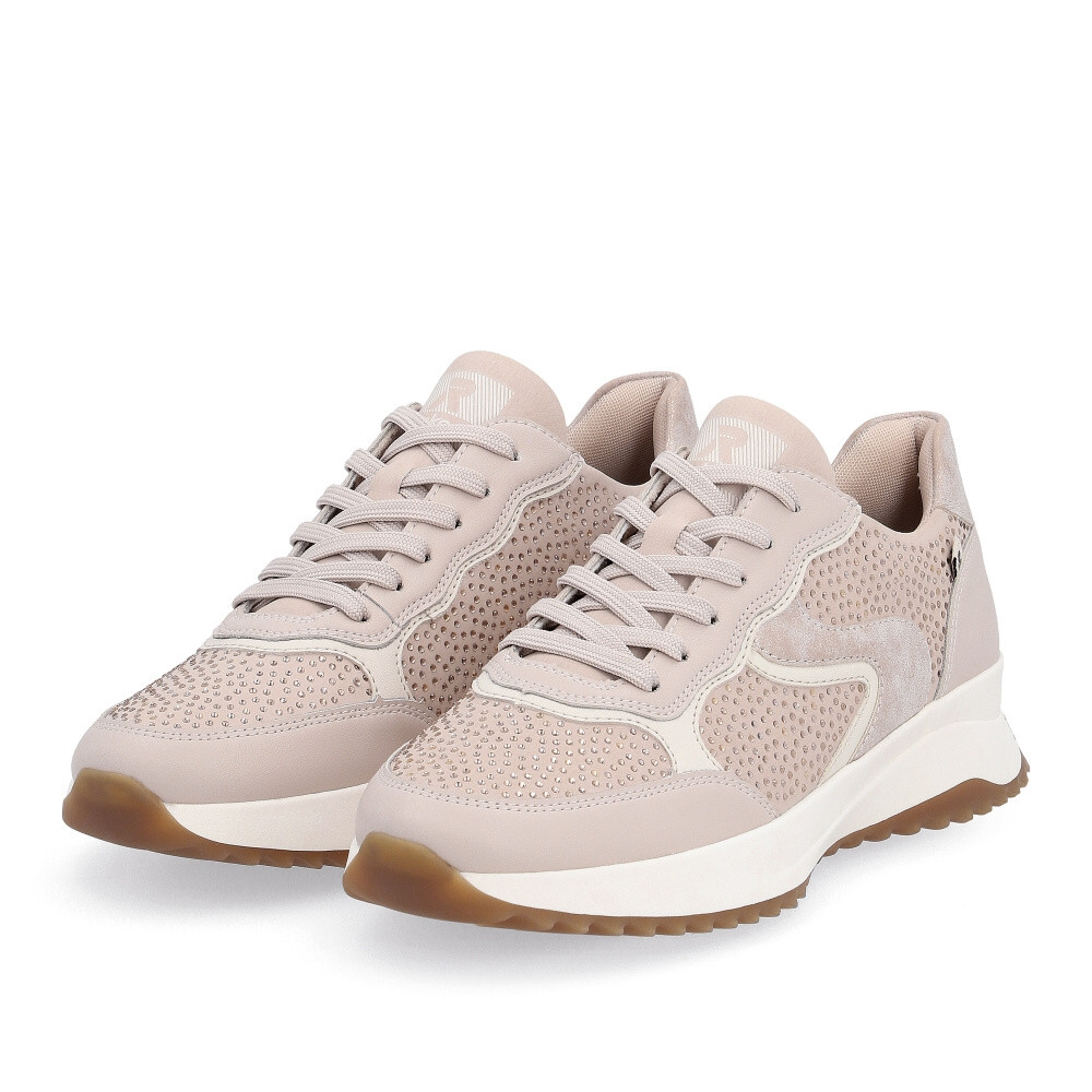 detail Dámské tenisky RIEKER REVOLUTION W1304-31 růžová S4