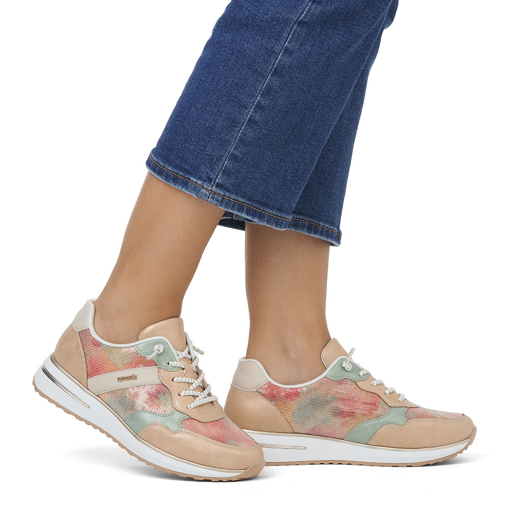 detail Dámské tenisky REMONTE D1G01-90 béžová S4