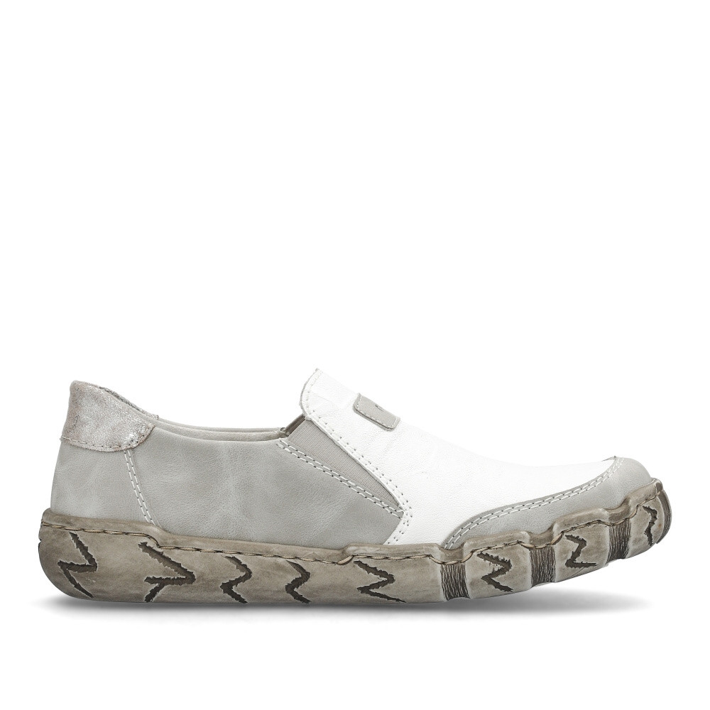detail Dámské mokasíny RIEKER L0359-80 bílá S4